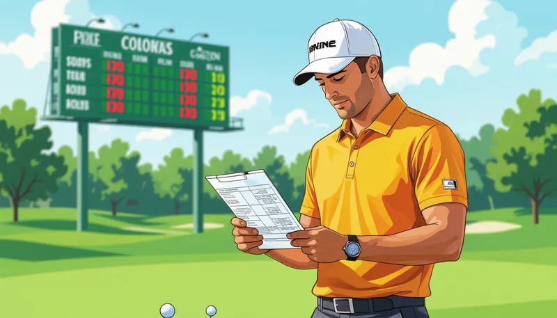 プレッシャー下でのパフォーマンス維持 - illustration for tournament scoring techniques competitive