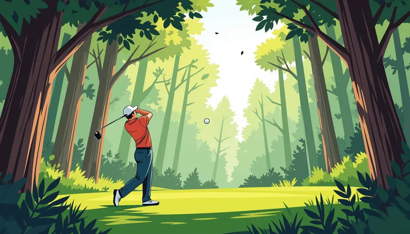 林からの脱出で必要な2つの基本テクニック - illustration for tree trouble escape shot