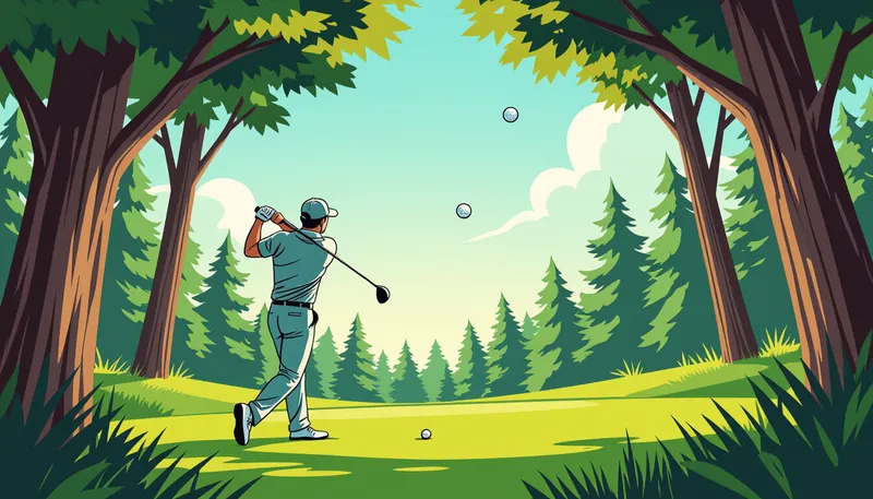 脱出ルートの選択と戦略的思考 - illustration for tree trouble escape shot