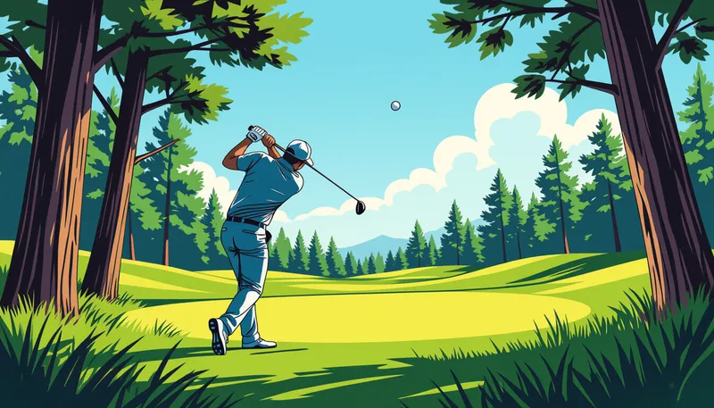 リカバリーショットの基本的な考え方 - illustration for trouble shot recovery strategy