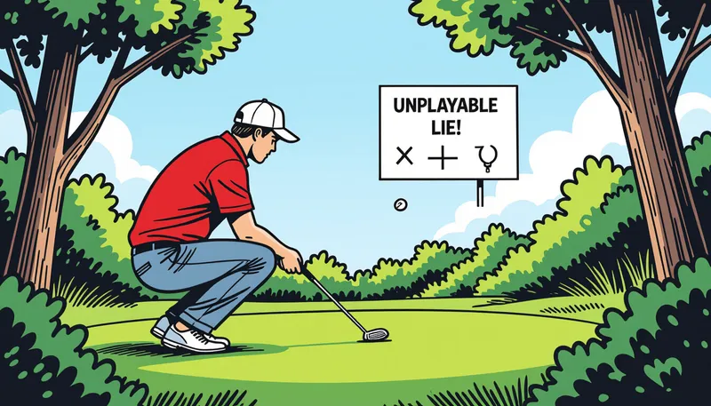 アンプレヤブルの宣言方法:必ず守るべき手順 - illustration for unplayable lie declaration options