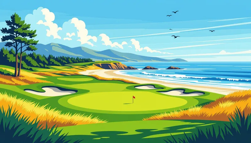 アメリカ本土ゴルフ旅行の予算とコスト - illustration for usa mainland golf trip plan
