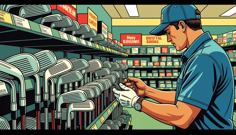 購入場所の選び方と注意点 - illustration for used golf clubs buying guide