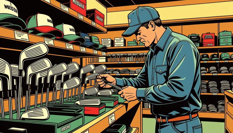 実際の購入プロセス - illustration for used golf clubs buying guide