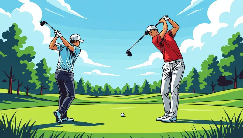 イメージトレーニングの具体的な効果 - illustration for visualization training golf method
