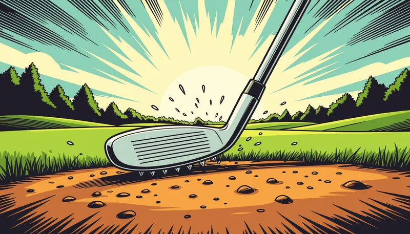 ハイバウンスウェッジの特徴と適した使用状況 - illustration for wedge bounce angle understanding