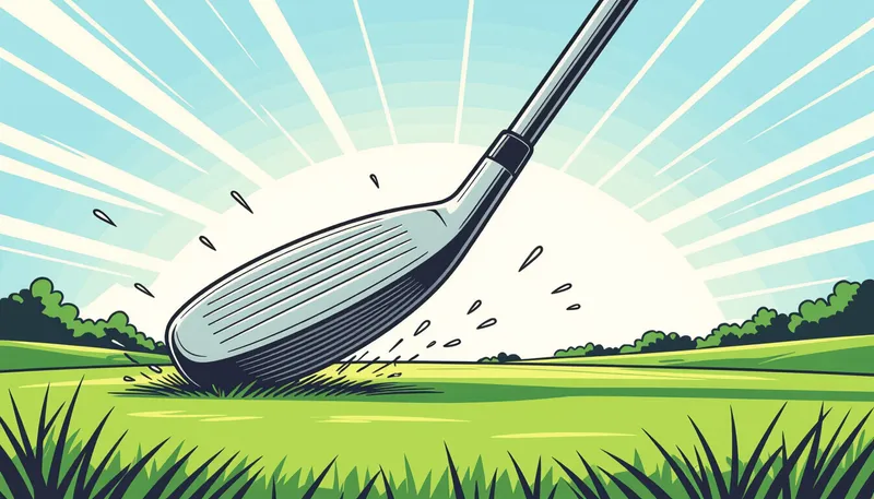 スイングタイプ別:最適なバウンス角の選び方 - illustration for wedge bounce angle understanding