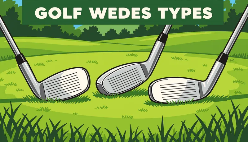 ウェッジの4つの種類とロフト角 - illustration for wedge types selection guide