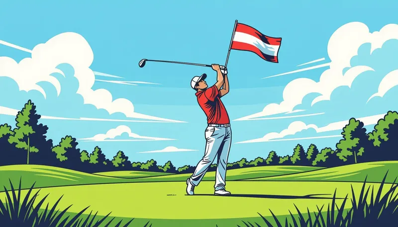 風がゴルフに与える影響とは - illustration for wind reading accurate technique