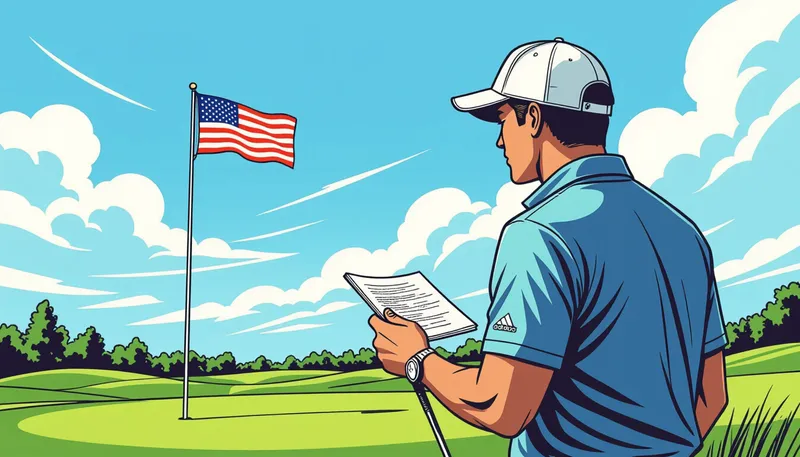 パッティングにおける風の影響 - illustration for wind reading accurate technique