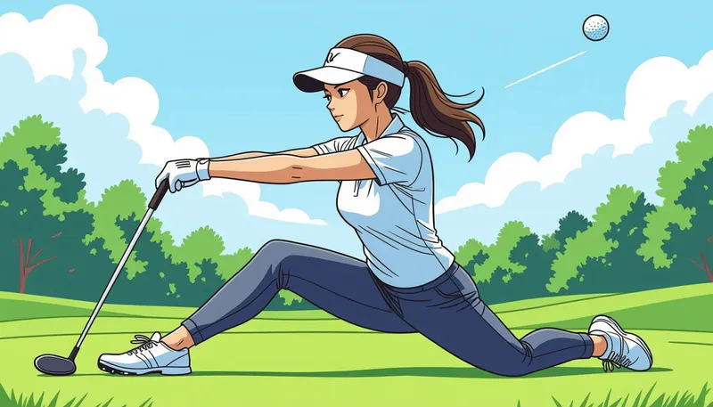 下半身強化トレーニング:パワーの源を鍛える - illustration for women distance improvement training