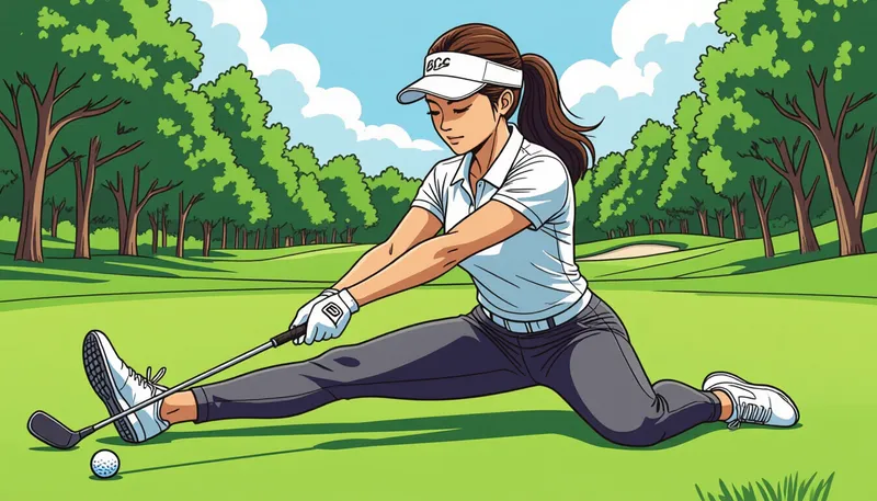 まとめ:継続こそが飛距離アップの鍵 - illustration for women distance improvement training