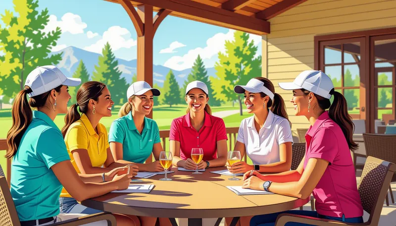女性ゴルファーコミュニティに参加するメリット - illustration for women golf community introduction