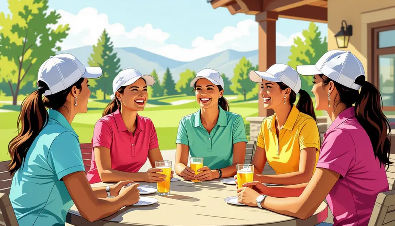 おすすめの女性ゴルファーコミュニティ - illustration for women golf community introduction