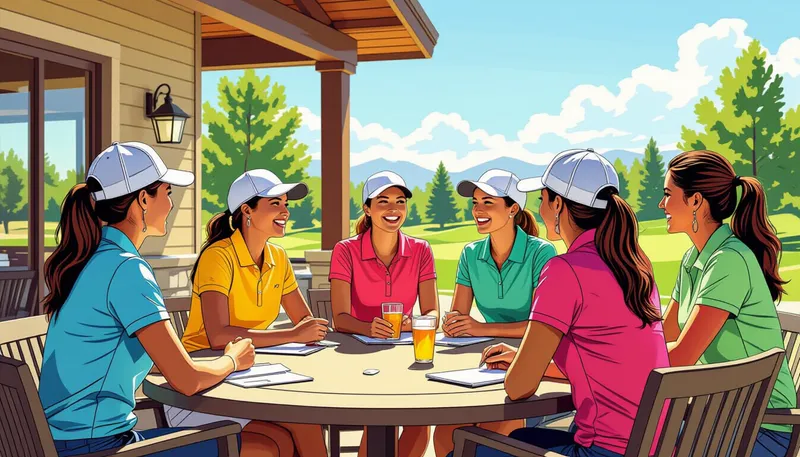 自分に合ったコミュニティの選び方 - illustration for women golf community introduction