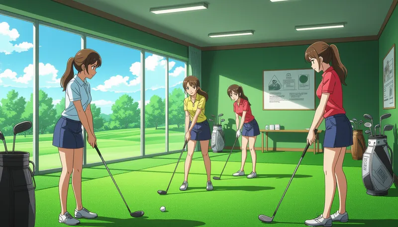 コストと投資対効果 - illustration for women only golf school benefits