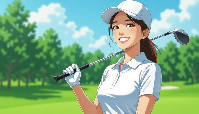 社交面でのメリット：コミュニティと人脈の拡大 - illustration for women starting golf benefits