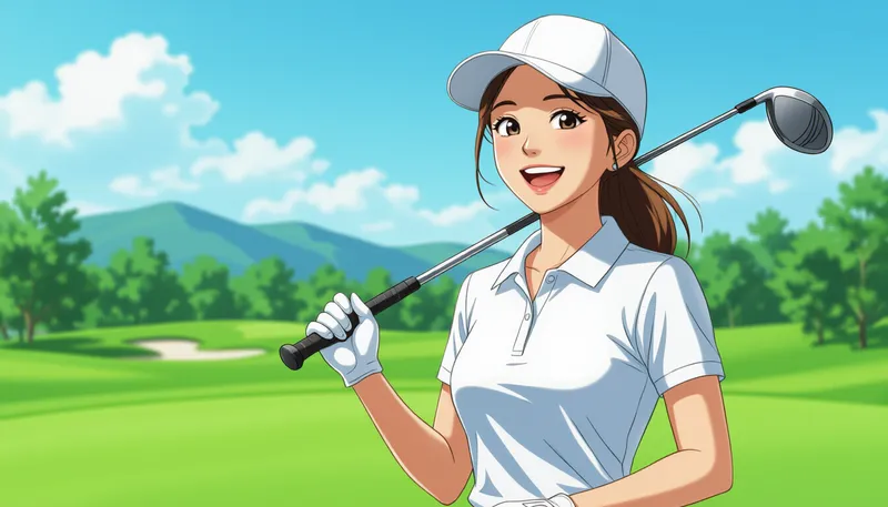 女性に適した始め方とポイント - illustration for women starting golf benefits