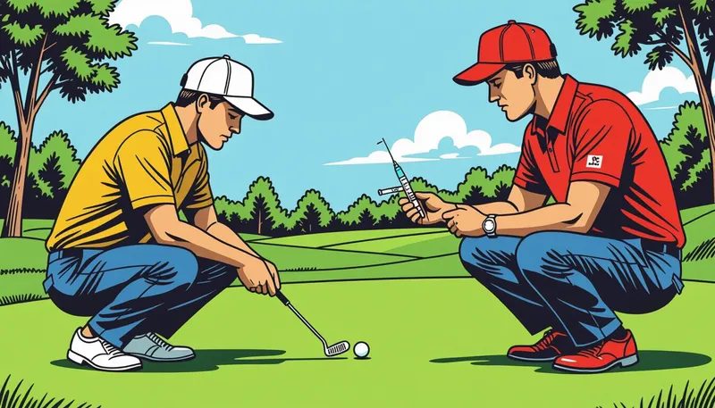 科学的根拠に基づくイップス克服法 - illustration for yips overcome prevention