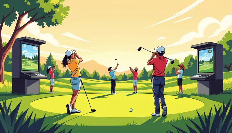 若者のゴルフ離れの主な原因 - illustration for youth golf decline solutions